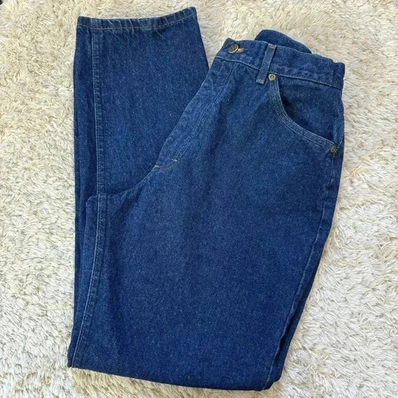 Vintage L.L Bean Double L Womens Straight Jeans Blue size 12 - Picture 2 of 11